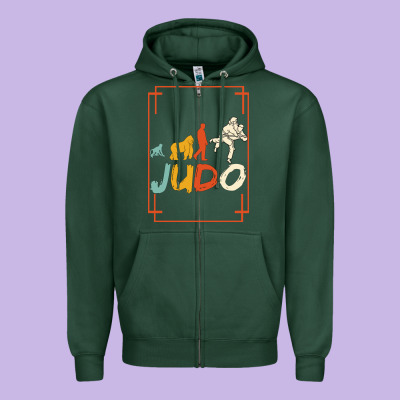 Judo Zipper Hoodie Designed By Bettercallsaul