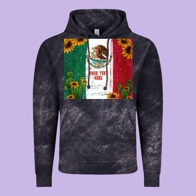 Preview Cactus Sunflower Mexican Flag Vintage Hoodie Designed By Jasminsmagicworld