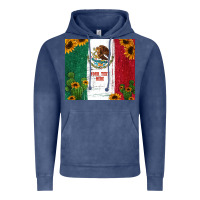 Vintage Denim preview cactus sunflower mexican flag Vintage Hoodie - Jasminsmagicworld