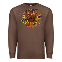 Chestnut mardi gras sunflower Premium Sweatshirt - CowGirlArtShop