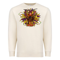 Sandshell mardi gras sunflower Premium Sweatshirt - CowGirlArtShop