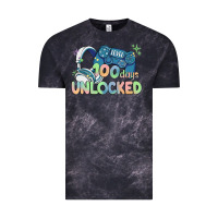 Cloud Black level 100 days unlocked Vintage Tee - MaliasSmallBusiness