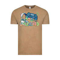 Vintage Coffee level 100 days unlocked Vintage Tee - MaliasSmallBusiness