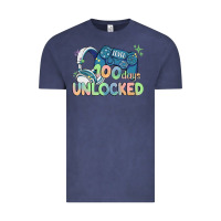 Level 100 Days Unlocked Vintage Tee | Teevron