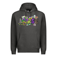 Charcoal Heather nurse mardi gras Premium Hoodie - CowGirlArtShop