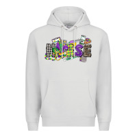 Dove Grey nurse mardi gras Premium Hoodie - CowGirlArtShop