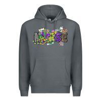 Rock nurse mardi gras Premium Hoodie - CowGirlArtShop