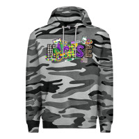 Slate Camo nurse mardi gras Premium Hoodie - CowGirlArtShop