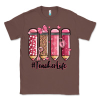 Chestnut valentine's day teacher life pencils Classic Tee - MaliasSmallBusiness