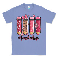 Colony Blue valentine's day teacher life pencils Classic Tee - MaliasSmallBusiness