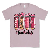 Lilac valentine's day teacher life pencils Classic Tee - MaliasSmallBusiness