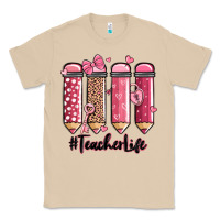 Mushroom valentine's day teacher life pencils Classic Tee - MaliasSmallBusiness