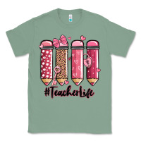 Sage valentine's day teacher life pencils Classic Tee - MaliasSmallBusiness