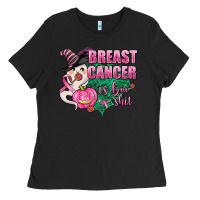 Black breast cancer is boo shit Ladies Tee - AdoDesignShop