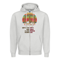Dove Grey Birthplace Earth Race Human Peace Sign Hippie Zipper Hoodie - Bettercallsaul
