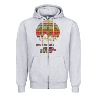 Heather Grey Birthplace Earth Race Human Peace Sign Hippie Zipper Hoodie - Bettercallsaul