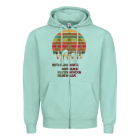 Seafoam Birthplace Earth Race Human Peace Sign Hippie Zipper Hoodie - Bettercallsaul