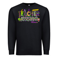 Black mardi gras teacher assistant Premium Sweatshirt - CowGirlArtShop