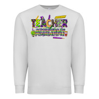 Dove Grey mardi gras teacher assistant Premium Sweatshirt - CowGirlArtShop