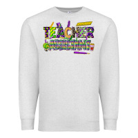 Oatmeal Heather mardi gras teacher assistant Premium Sweatshirt - CowGirlArtShop