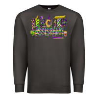 Smoke mardi gras teacher assistant Premium Sweatshirt - CowGirlArtShop