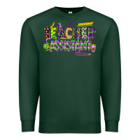 Sports Green mardi gras teacher assistant Premium Sweatshirt - CowGirlArtShop
