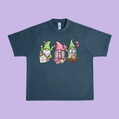 Spring Gnomes Urban Heavy Tee Designed By Maliassmallbusiness