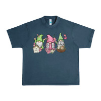 Midnight Navy spring gnomes Urban Heavy Tee - MaliasSmallBusiness