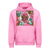 Fuchsia Pink Cowboy Bunny Easter Tumbler Urban Hoodie - BundleAndBundleShop