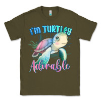 Army Green im turtley adorable turtle Classic Tee - MaliasSmallBusiness