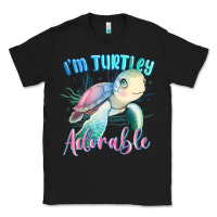 Black im turtley adorable turtle Classic Tee - MaliasSmallBusiness