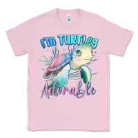 Bubblegum Pink im turtley adorable turtle Classic Tee - MaliasSmallBusiness