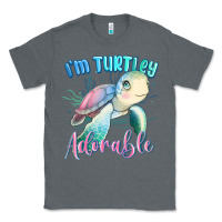 Charcoal Heather im turtley adorable turtle Classic Tee - MaliasSmallBusiness