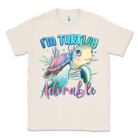 Natural im turtley adorable turtle Classic Tee - MaliasSmallBusiness