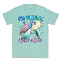 Seafoam im turtley adorable turtle Classic Tee - MaliasSmallBusiness