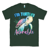 Sports Green im turtley adorable turtle Classic Tee - MaliasSmallBusiness