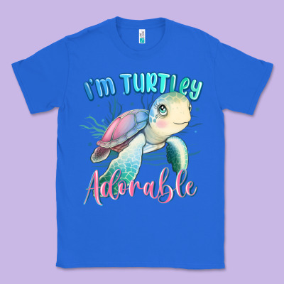 Im Turtley Adorable Turtle Classic Tee Designed By Maliassmallbusiness
