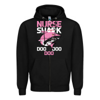 Black Nurse Shark Doo Doo Doo Zipper Hoodie - Bettercallsaul