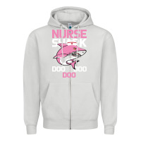 Dove Grey Nurse Shark Doo Doo Doo Zipper Hoodie - Bettercallsaul
