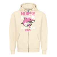 Sandshell Nurse Shark Doo Doo Doo Zipper Hoodie - Bettercallsaul