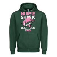 Sports Green Nurse Shark Doo Doo Doo Zipper Hoodie - Bettercallsaul