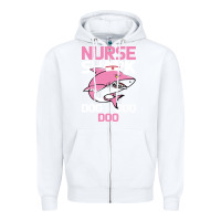 White Nurse Shark Doo Doo Doo Zipper Hoodie - Bettercallsaul
