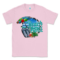 Bubblegum Pink beach please Classic Tee - CowhideDigitalArt