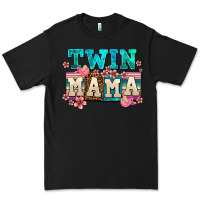 Black twin mama Premium Tee - AdoDesignShop