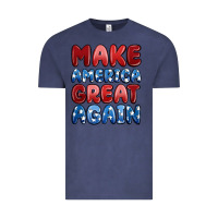 Vintage Denim make america great again Vintage Tee - MaliasSmallBusiness