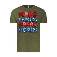 Vintage Olive make america great again Vintage Tee - MaliasSmallBusiness