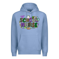 Colony Blue school nurse mardi gras Premium Hoodie - CowGirlArtShop