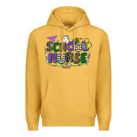 Mustard school nurse mardi gras Premium Hoodie - CowGirlArtShop