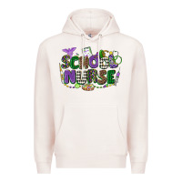 Pale Pink school nurse mardi gras Premium Hoodie - CowGirlArtShop