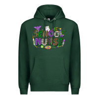 Sports Green school nurse mardi gras Premium Hoodie - CowGirlArtShop